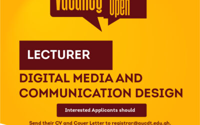 Lecturer: Digital Media and Communication Design