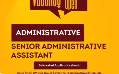 Senior Administrative Assistant Position