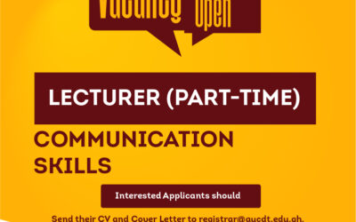 Part-Time Lecturer in Communication Skills