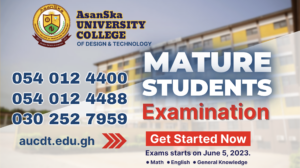 AUCDT Mature Students Examination 2023