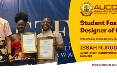 Nurudeen Issah: Student Fashion Designer of the Year 2024